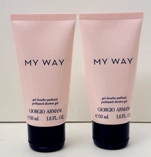 2 pk MY WAY Perfumed Shower Gel 1.6 fl oz by GIORGIO ARMANI