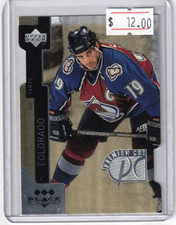Joe Sakic 1997-98 Hockey Black Diamond Premium Cut #7 Triple Diamond    (ID1853)
