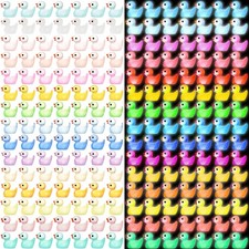225PCS Mini Ducks Glow in The Dark Tiny Ducks Luminous Resin to Hide and Seek...