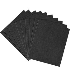 80 Grit Sandpaper, 9 x 11 Inch Wet Dry Sand Paper Hand Abrasive Sanding Sheet...