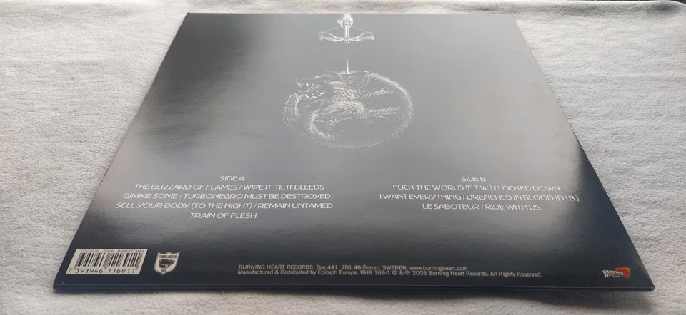 TURBONEGRO Scandinavian Leather Orig 1. Press Vinyl LP Burning Heart BHR 169-1 - Bild 3 von 4