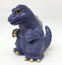 Blue Godzilla 1962 1.5" Finger Puppet  - Bandai  - SD Figure Chibi