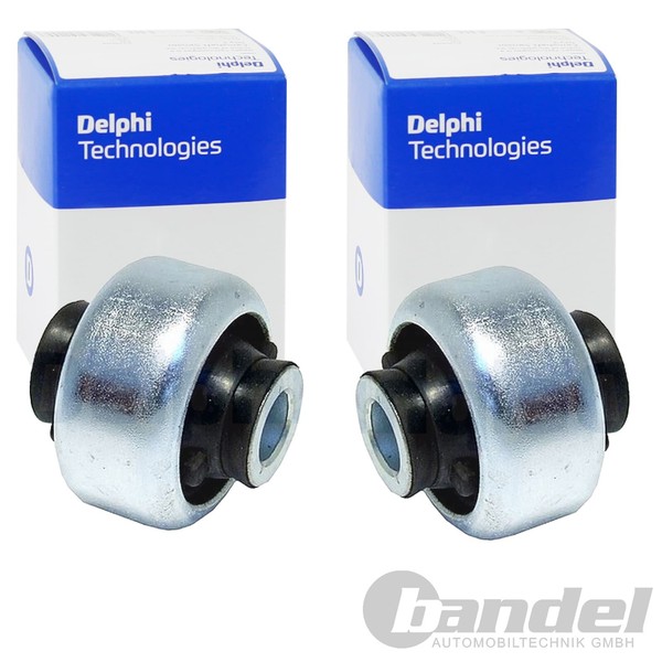 2X Delphi Querlenkerlager Buchsen Vorderachse Passend FüR Renault Laguna Links+R-image
