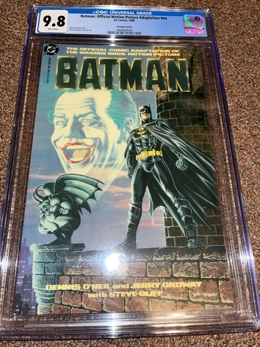 Batman Official Movie Adaptation 1989 DC Comics, Prestige Format, CGC Graded 9.8
