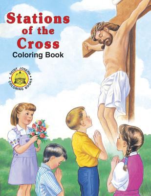 Coloring Book about the Stations of the Cross  paperback Used - Good