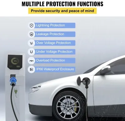 Kopen VEVOR Chargeur EV Portable Chargeur Voiture Électrique - 25 °C à 50 °C 7,4 KW