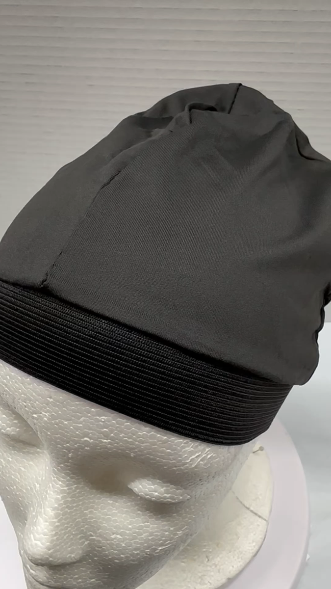THE CHALLENGER SPANDEX CAP WITH ELASTIC BAND CH-114BK 9