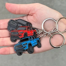 Tacoma Keychain - Tacoma Accessories 2016-2022 mods Key Chain Fob Cover 3rd gen