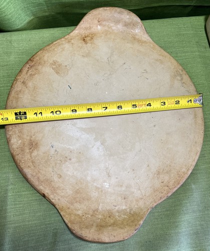 Vintage Pampered Chef 13" Round Pizza Stone with Handles 2082 Preowned - Picture 2 of 4