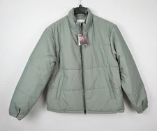 Onia Lightweight Puffer Jacket Sage Size XL NWT 