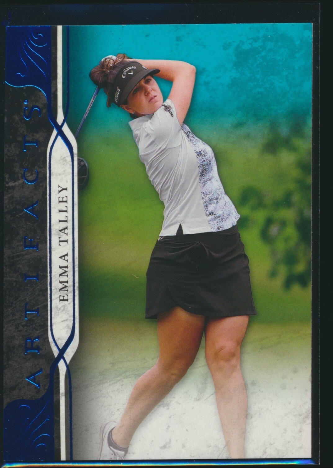 2021 Upper Deck Artifacts Golf PGA Blue Parallel #32 Emma Talley