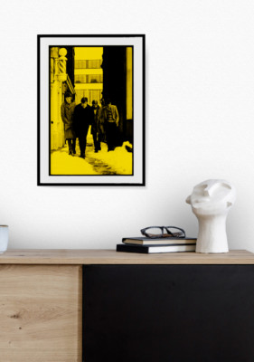 A4 JOY DIVISION GELBE LINSE MUSIK FILM KUNST RETRO POSTER KULTUR DRUCK