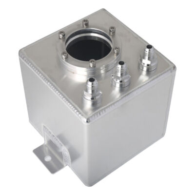 2L Aluminum High Flow Swirl Fuel Surge Pot Tank AN6 For 044 External Fuel Pump