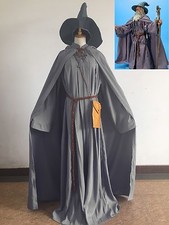 New Movie Lord Of The Rings Gandalf Wizard Adult Outfit Set Cosplay Party Costum