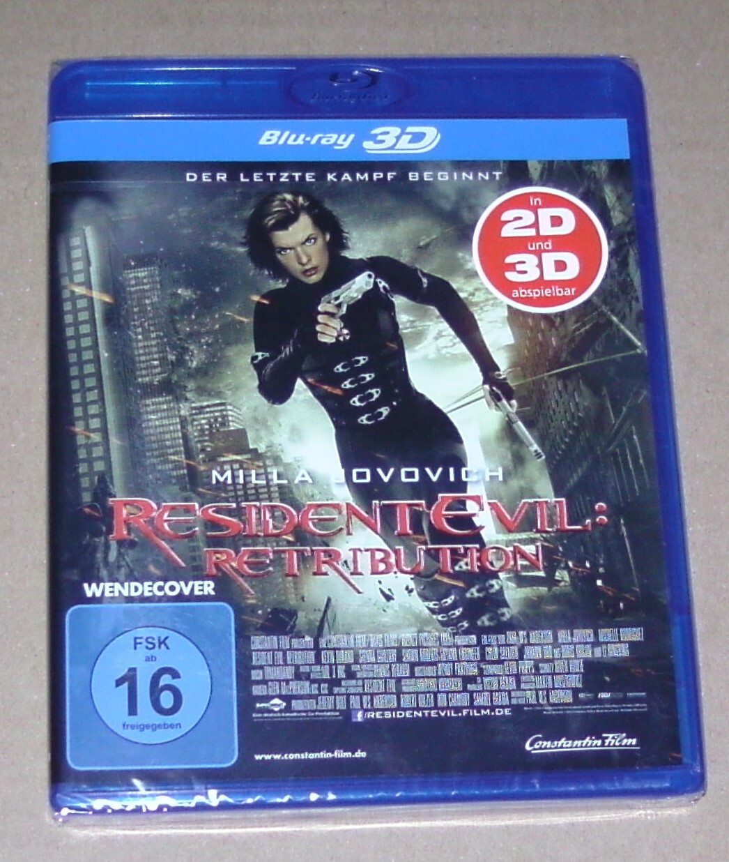 Resident Evil Retribution 3D Blu Ray + 2D Version Fast Shipping New & OVP