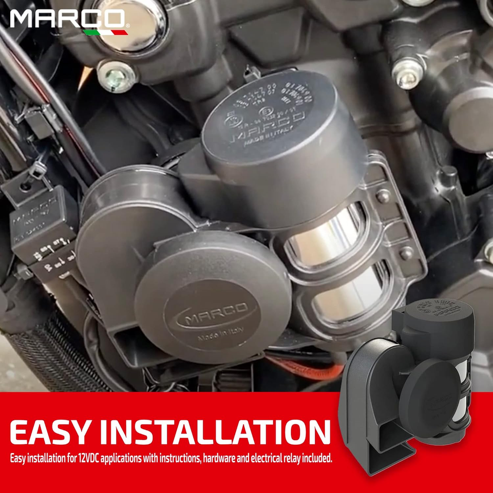 Tornado Car & Motorcycle Air Horn Super Loud Electric Horn Compatible