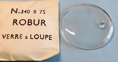 1 Robur Watch Round Diameter 34 Mm With Magnifying Glass
