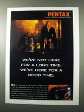 1995 Pentax IQZoom 140 Camera Ad - For a Good Time
