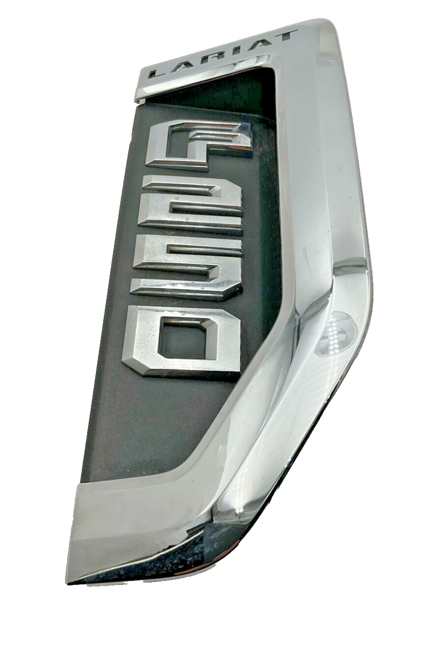 2017-2022 FORD F250 SD PICKUP Lariat Chrome Right Passenger Side Fender Emblem