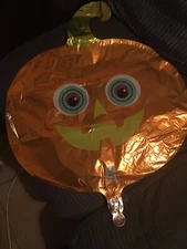 22” Halloween Celebration Pumpkin Foil Helium Balloon