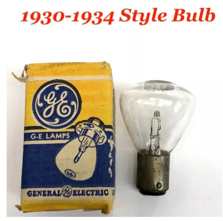 Bombilla de luz delantera de 6 voltios para Dodge DeSoto Plymouth Chrysler 1930-1934 Foto 2 de 4