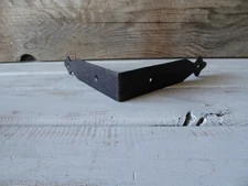 Large Corner Brace Forged Hammered Metal Decorative  90 degree Trunk Strap DIY 