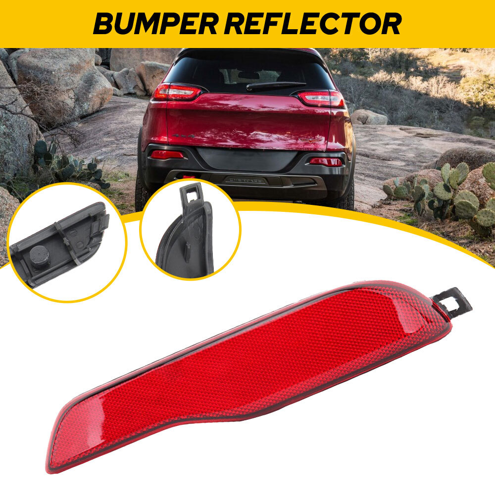 For 2014-2018 Jeep Cherokee Rear Right Passenger Side Bumper Fog Light Reflector