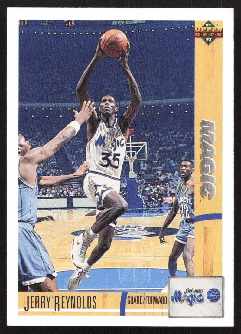 1991-92 Upper Deck Jerry Reynolds Orlando Magic Card #286