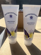 2 pack Nu Skin Nuskin Nutricentials Brighter Day Exfoliant Scrub 3.4oz 100ml