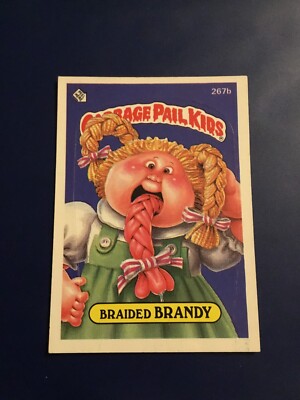1986 Topps Garbage Pail Kids #267b BRAIDED BRANDY Original Series