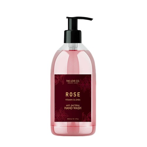 The Love Co Rose Vitamin E Und Shea Antibakteriell Handseife 300ml Pack - Bild 2 von 8