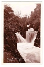 ECHTFOTO-Postkarte - Pecca Twin Falls Ingleto...
