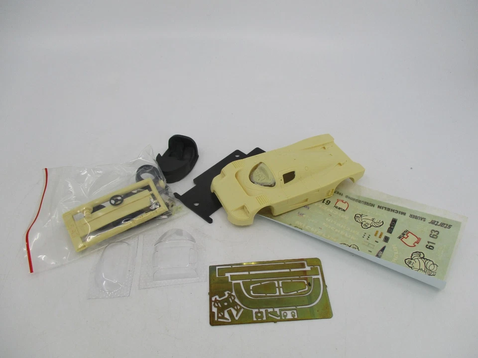 DV11700 STARTER 1/43 1:43 KIT RESINE A MONTER SAUBER MICHELIN NURBURGRING 87 - Photo 2/4