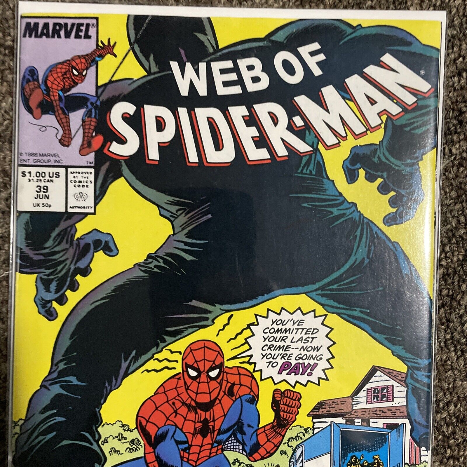 Web Of Spider-Man (1988) Vol.1 #39 Retribution by Marvel Comics. :  r/marvelcomics