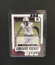 2021 Contenders Draft Picks College Ticket #212 Jaycee Horn Purple Foil Auto RC