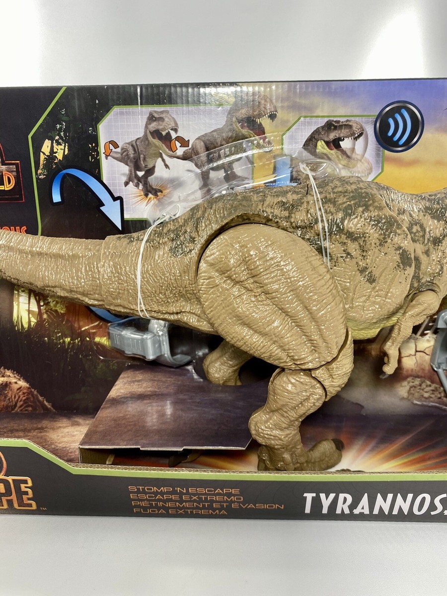 New 2021 Jurassic World T-Rex Tyrannosaurus Stomp N' Escape Dino