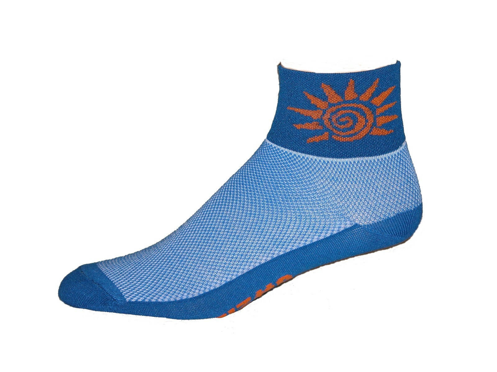 SAOLA GIZMO Calze Ciclismo Corsa Performance Energia Solare Blu Small