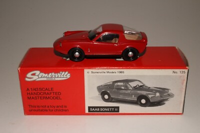 Somerville Models, Saab Sonett II, 1/43 Scale Boxed
