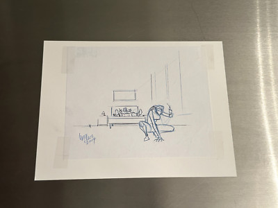 Venture Bros Brock Samson Season 1 Storyboard Art by Douglas Lovelace