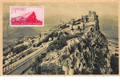 saint marin.n°57731.republica di s marino.monte titan.maximum card
