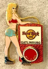 HARD ROCK CAFE GATLINBURG SEXY MUSIC GIRL SERIES WITH 3D IPOD PIN # 41090