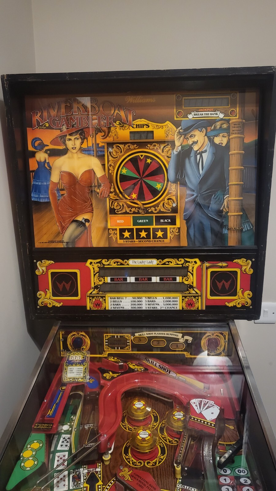 Riverboat Gambler Pinball Machine eBay