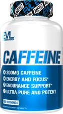 Evlution Nutrition Caffeine - Energy & Focus Support - 100 Servings