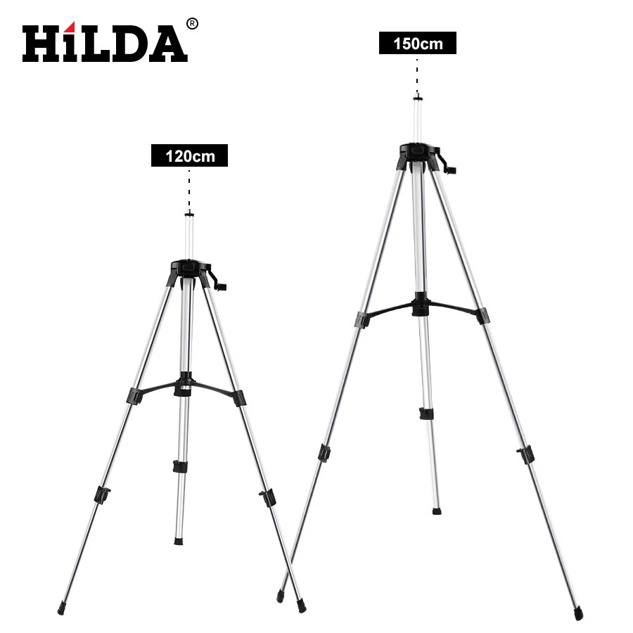 Laser Level Tripod Adjustable Height Thicken Aluminum Tripod Stand