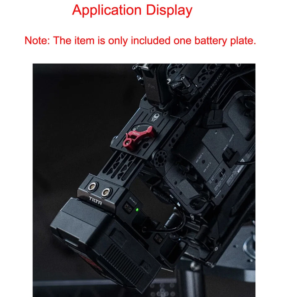 Tilta V-lock V-mount Battery Plate Power Supply System For Sony PXW-FX9 Camera - Image 4 of 4