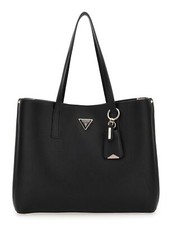 Bolso de hombro GUESS Meridian II Girlfriend Tote bolso shopper negro