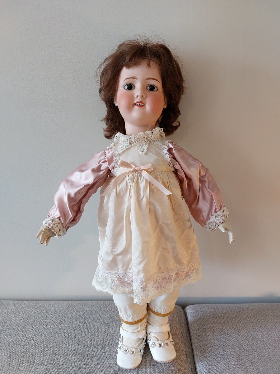 ANCIENNE POUPÉE JUMEAU 306 Unis-France Paris 1938 Bouche Fermée Tête