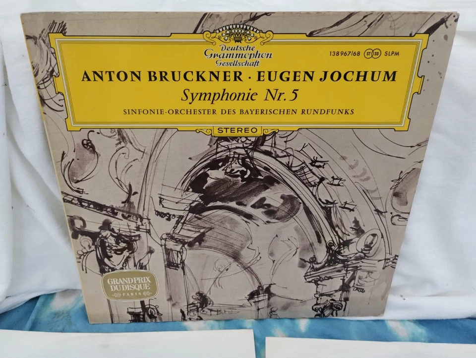 DG 138 967/68 Bruckner SymphonyNo5 Bayerischen Rundfunks Eugen Jochum DBL LP NM# - Image 4 of 4