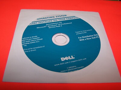Dell Operating System Windows XP with Service Pack 3 Reinstallation CD ...