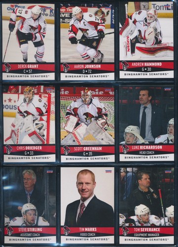 2006-07 to 2015-16 Choice Binghamton Senators AHL Team Set Single Cards - U PICK - Picture 160 of 194